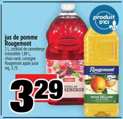 JUS DE POMME ROUGEMONT