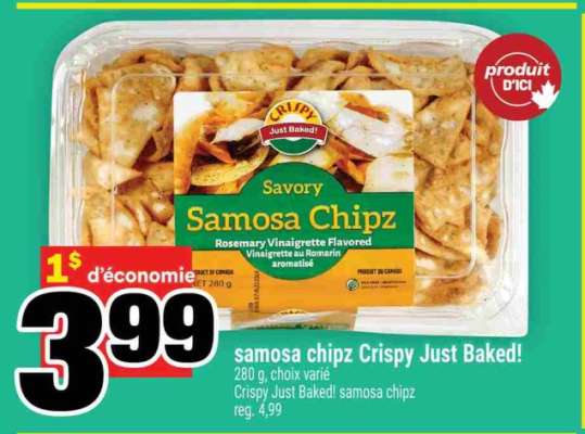 samosa chipz Crispy Just Baked!