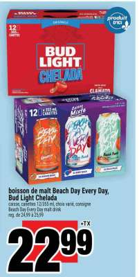 boisson de malt Beach Day Every Day, Bud Light Chelada