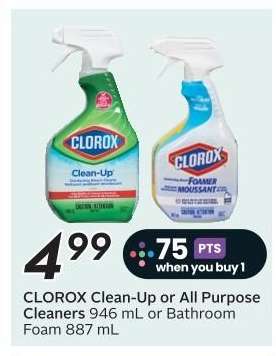 CLOROX Clean Up or All Purpose Cleaners