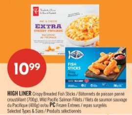 High Liner Crispy Breaded Fish Sticks
