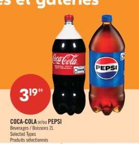 COCA-COLA or/ou PEPSI