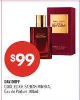 DAVIDOFF COOL ELIXIR SAFRAN MINERAL