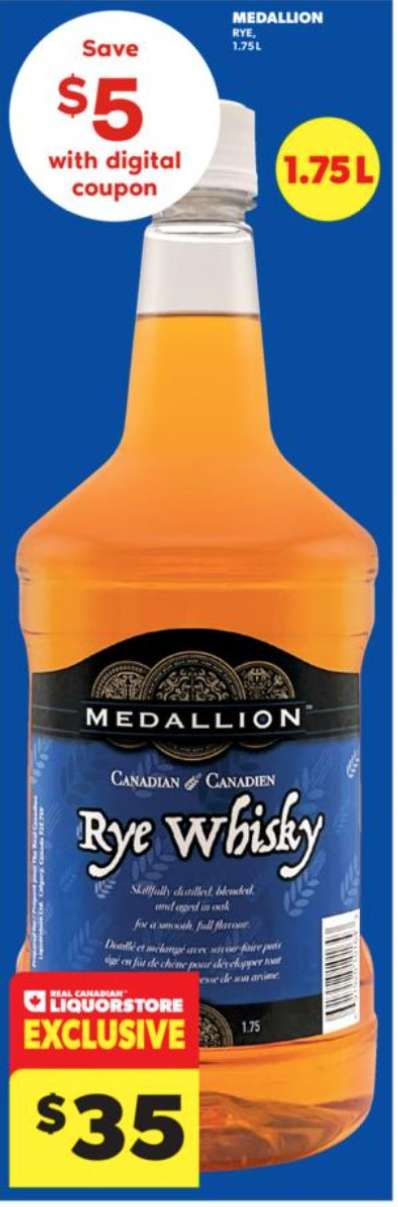 Medallion Rye Whisky