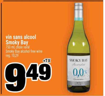 Smoky Bay vin sans alcool