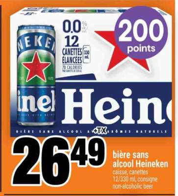 BIÈRE SANS ALCOOL HEINEKEN