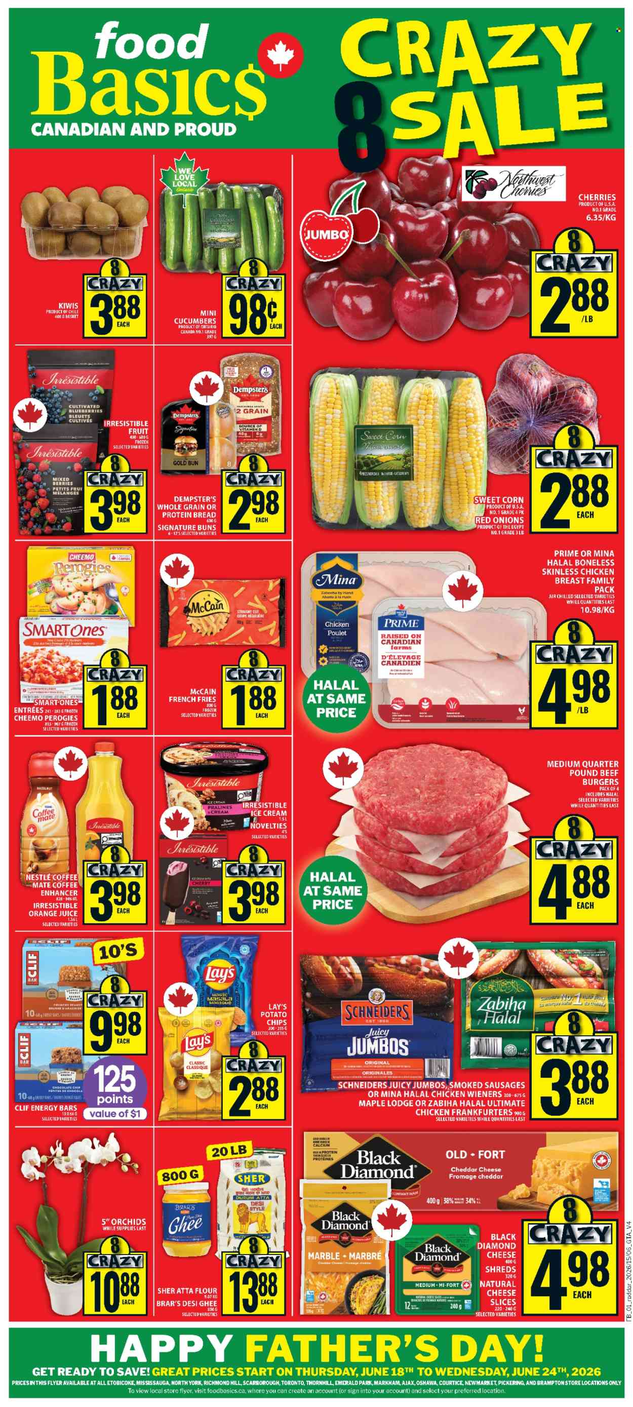 Food Basics flyer - June 18, 2026 - June 24, 2026. Page 1