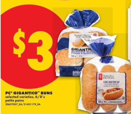 PC® GIGANTICO™ BUNS
