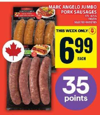 MARC ANGELO JUMBO PORK SAUSAGES