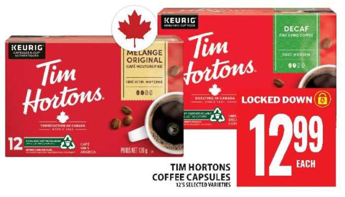 TIM HORTONS COFFEE CAPSULES