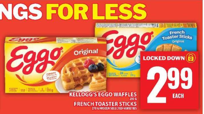 Kellogg's Eggo Waffles / French Toaster Sticks