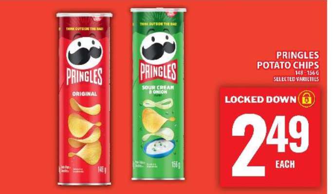 PRINGLES POTATO CHIPS