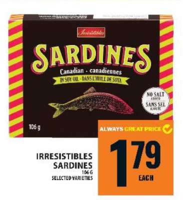 IRRESISTIBLES SARDINES