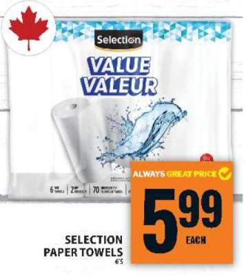 SELECTION PAPER TOWELS