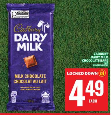 Cadbury Dairy Milk Chocolate Bars