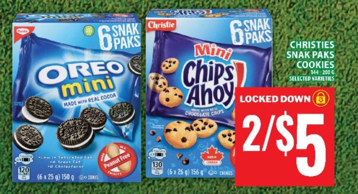 Christies Snak Paks Cookies