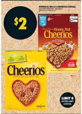 General Mills Cheerios cereal