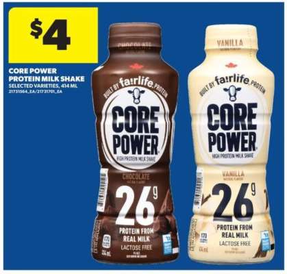 Core Power Protein Milk Shake