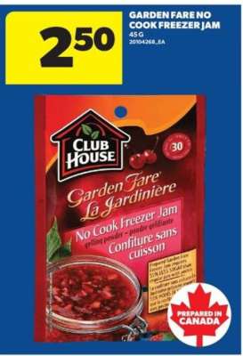 GARDEN FARE NO COOK FREEZER JAM