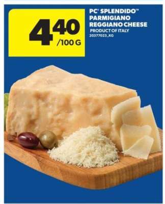 PC Splendido Parmigiano Reggiano Cheese