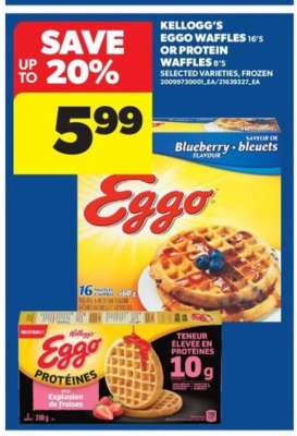 KELLOGG’S EGGO WAFFLES