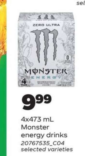 MONSTER ENERGY DRINKS