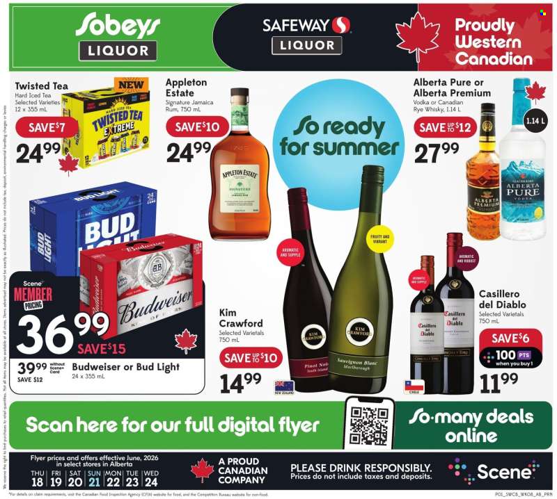 Sobeys Liquor Flyer - June 18, 2026 - June 24, 2026.