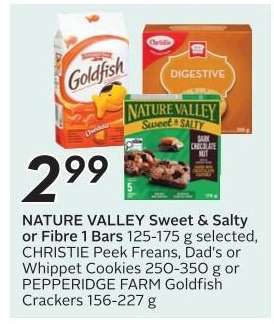 NATURE VALLEY Sweet & Salty or Fibre 1 Bars
