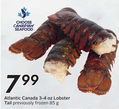 Atlantic Canada 3-4 oz Lobster Tail