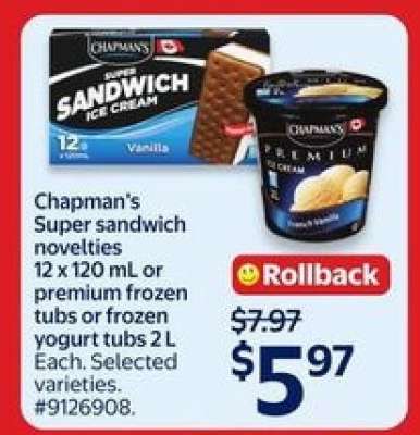 Chapman's Super Sandwich Novelties
