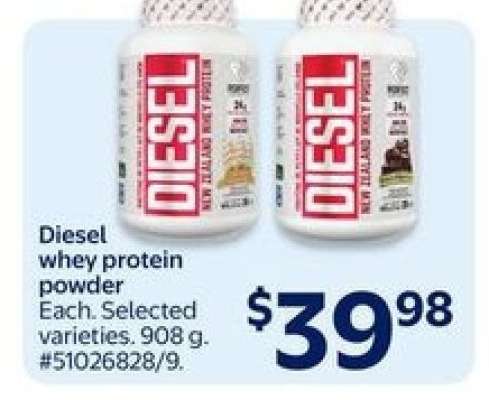 Diesel whey protein powder