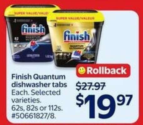 Finish Quantum Dishwasher Tabs