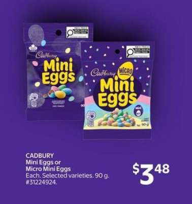 Cadbury Mini Eggs or Micro Mini Eggs