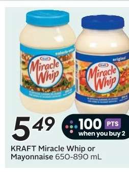 KRAFT Miracle Whip or Mayonnaise