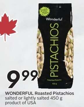WONDERFUL ROASTED PISTACHIOS