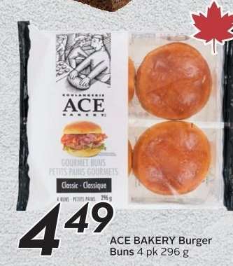 ACE BAKERY Burger Buns