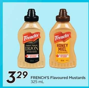 FRENCH'S Flavoured Mustards