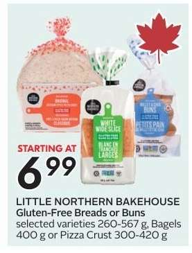LITTLE NORTHERN BAKEHOUSE Gluten-Free Breads or Buns