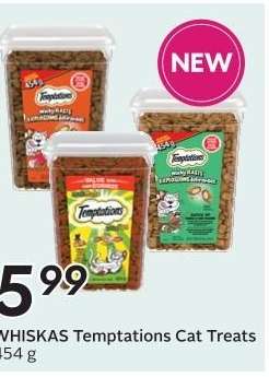 WHISKAS TEMPTATIONS CAT TREATS
