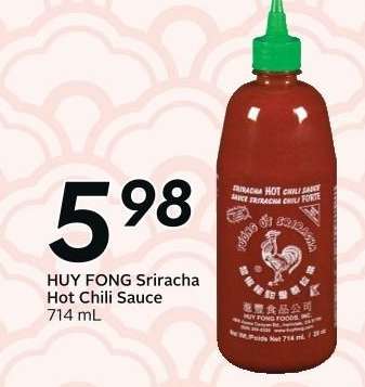 Huy Fong Sriracha Hot Chili Sauce