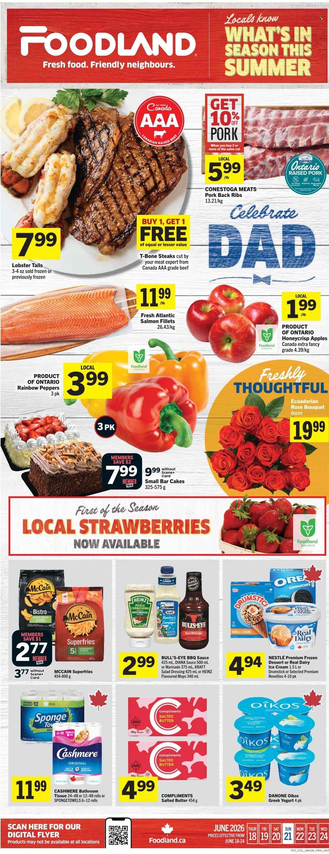 Foodland flyer - June 18, 2026 - June 24, 2026. Page 1