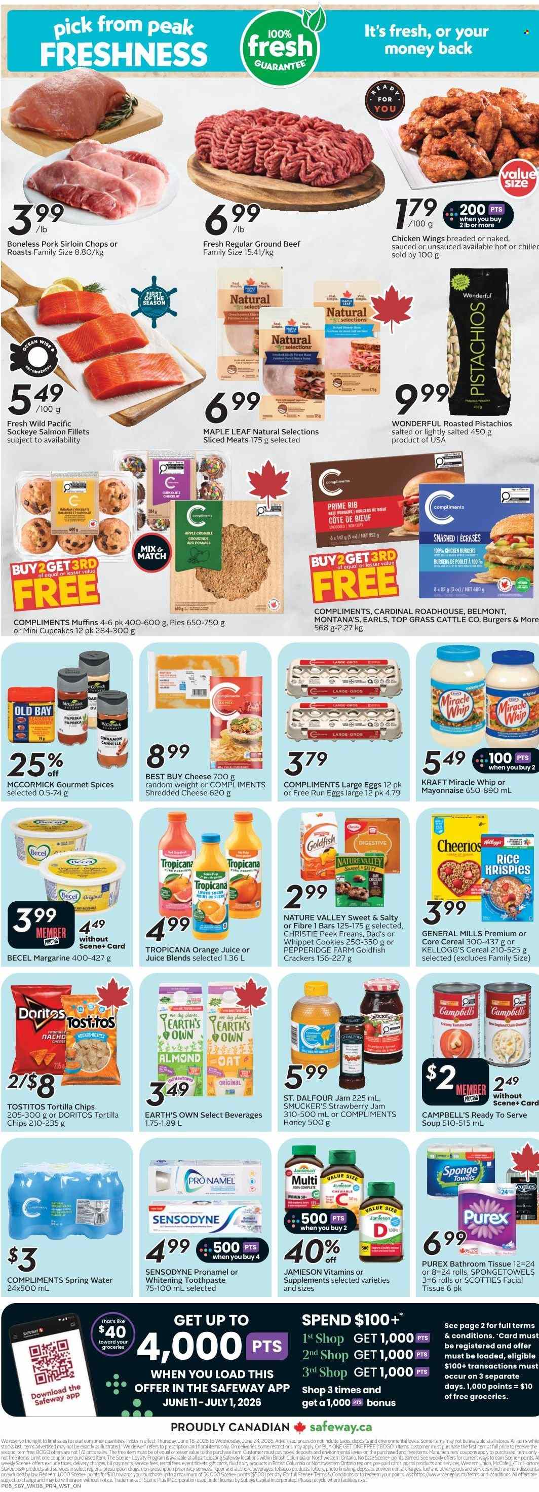 Safeway flyer - June 18, 2026 - June 24, 2026. Page 3