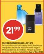 SELECTED FRAGRANCE SINGLES or GIFT SETS
