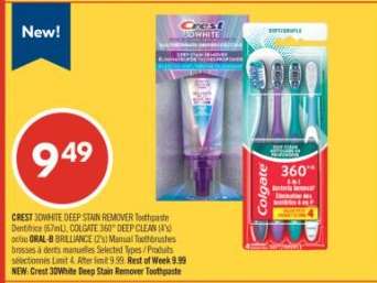 CREST 3DWHITE DEEP STAIN REMOVER Toothpaste