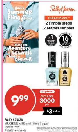 SALLY HANSEN MIRACLE GEL NAIL ENAMEL