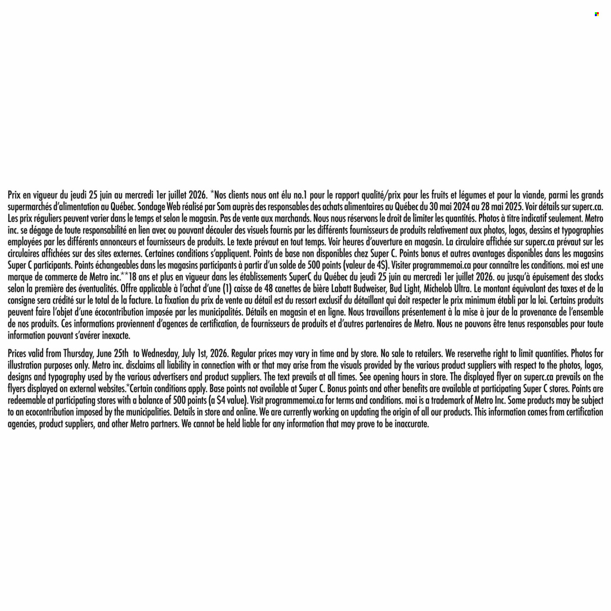 Super C flyer - June 25, 2026 - July 01, 2026. Page 16