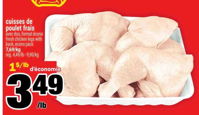 CUISSES DE POULET FRAIS