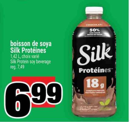 boisson de soya Silk Protéines