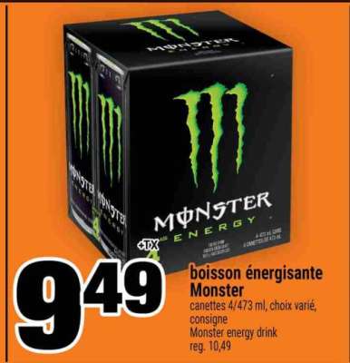 Boisson Énergisante Monster