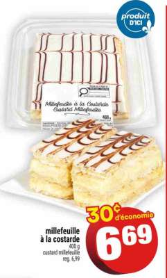 millefeuille à la costarde